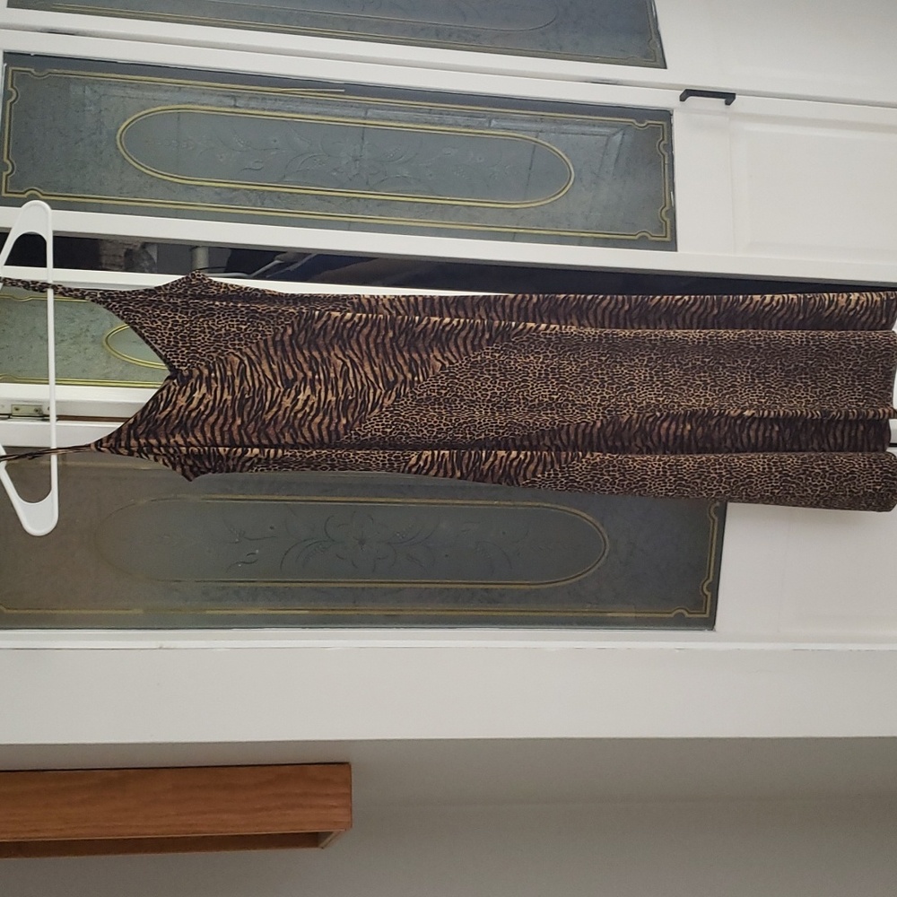 Michael Kors leopard maxi dress xs